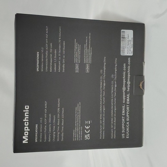 Mopchnic Bluetooth Headset, Wireless Headset w Microphone AI Noise Canceling - Picture 11 of 13